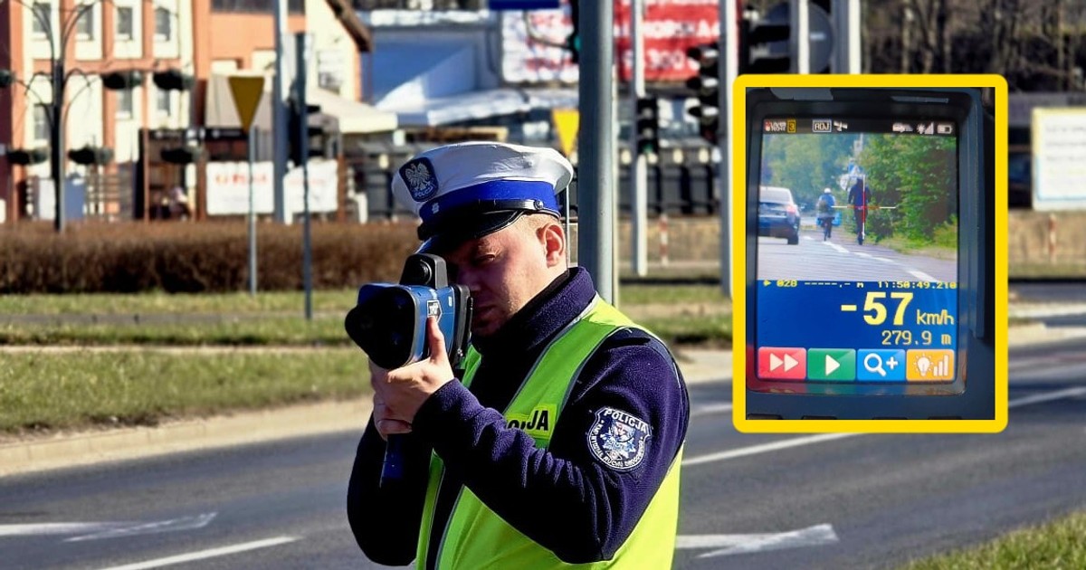 Jechał hulajnogą. Przekroczył prędkość o prawie 40 km na godz.