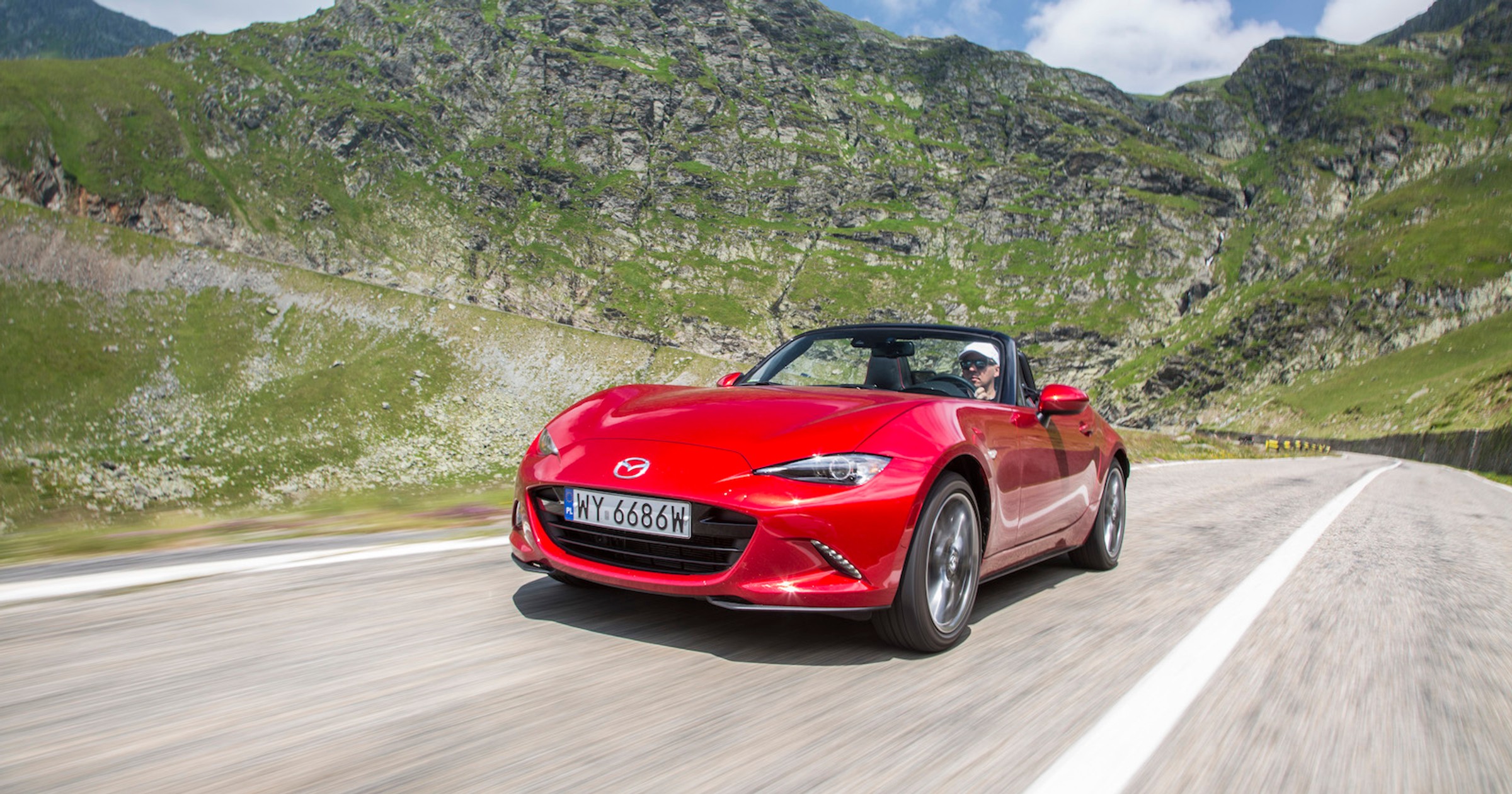 Mazda MX-5 na Trasie Transfogaraskiej