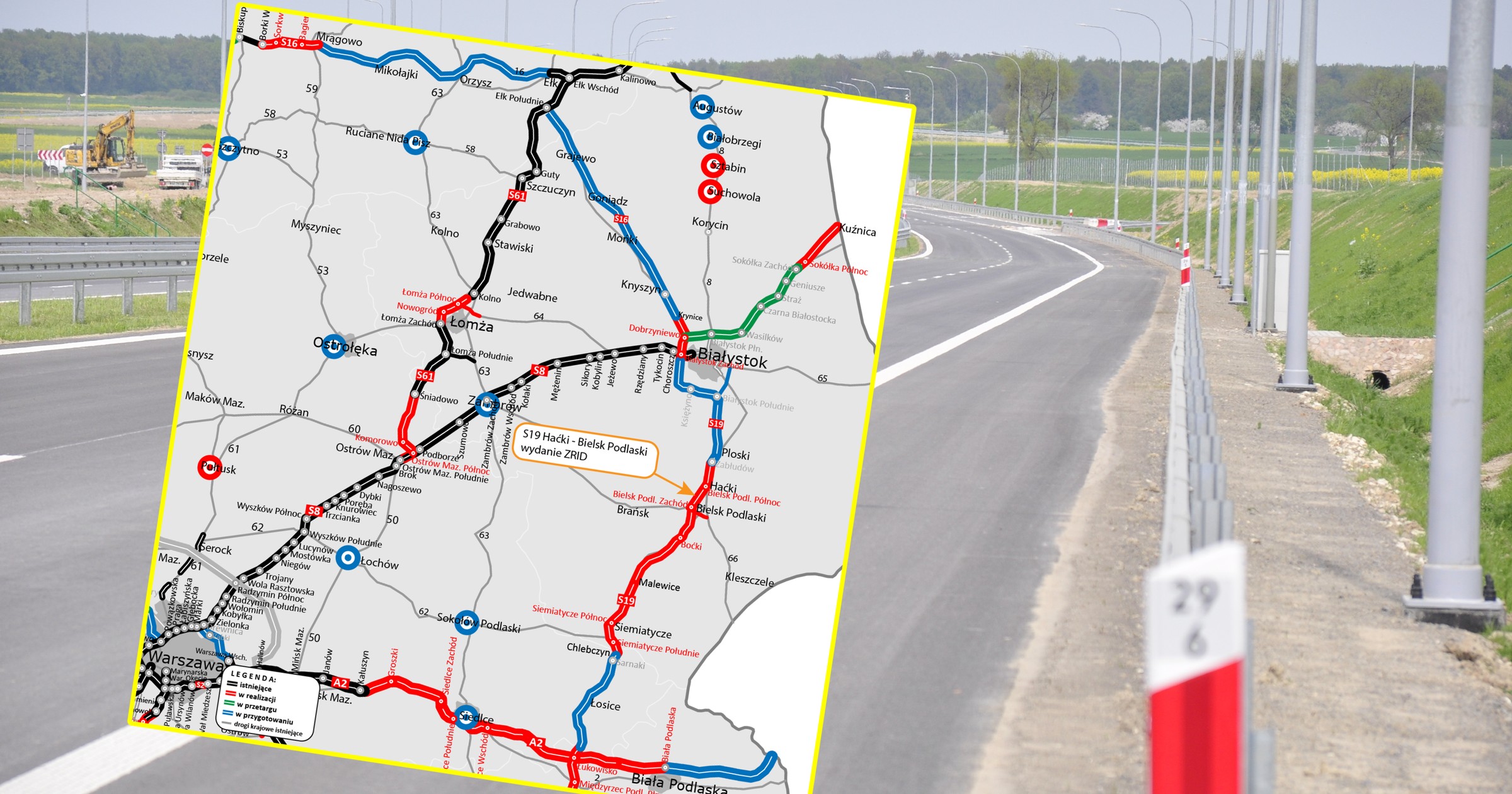 Droga S19 Via Carpatia Haćki — Bielsk Podlaski