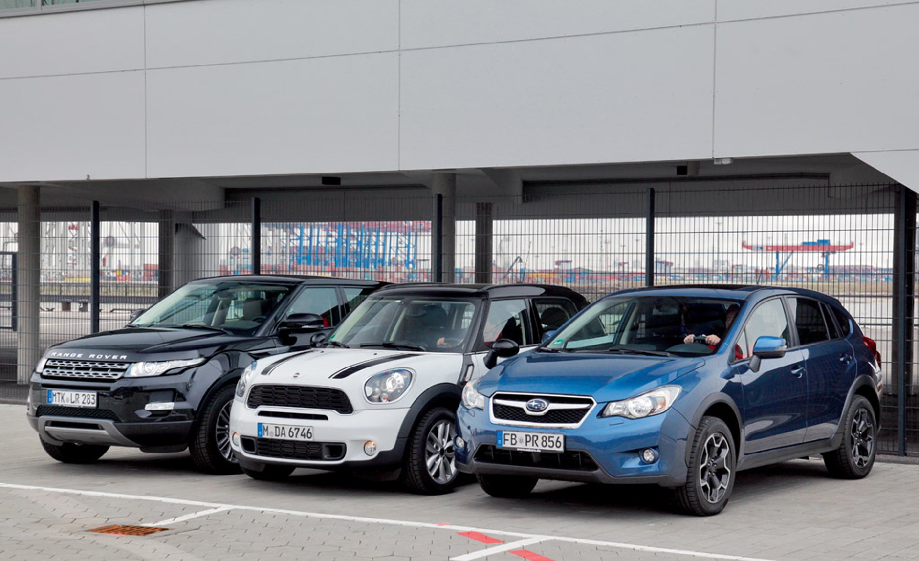 Mini Countryman kontra Range Rover Evoque i Subaru XV: modne miejskie SUV-y
