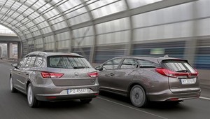 Porównanie Hondy Civic Tourer i Seata Leona ST