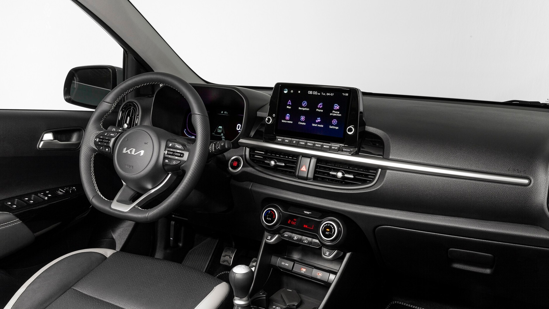 Wnętrze reklamowej wersji Kii Picanto