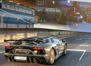 Wszedł na dach Lamborghini za blisko 3,5 mln zł. Właściciel szuka wandala