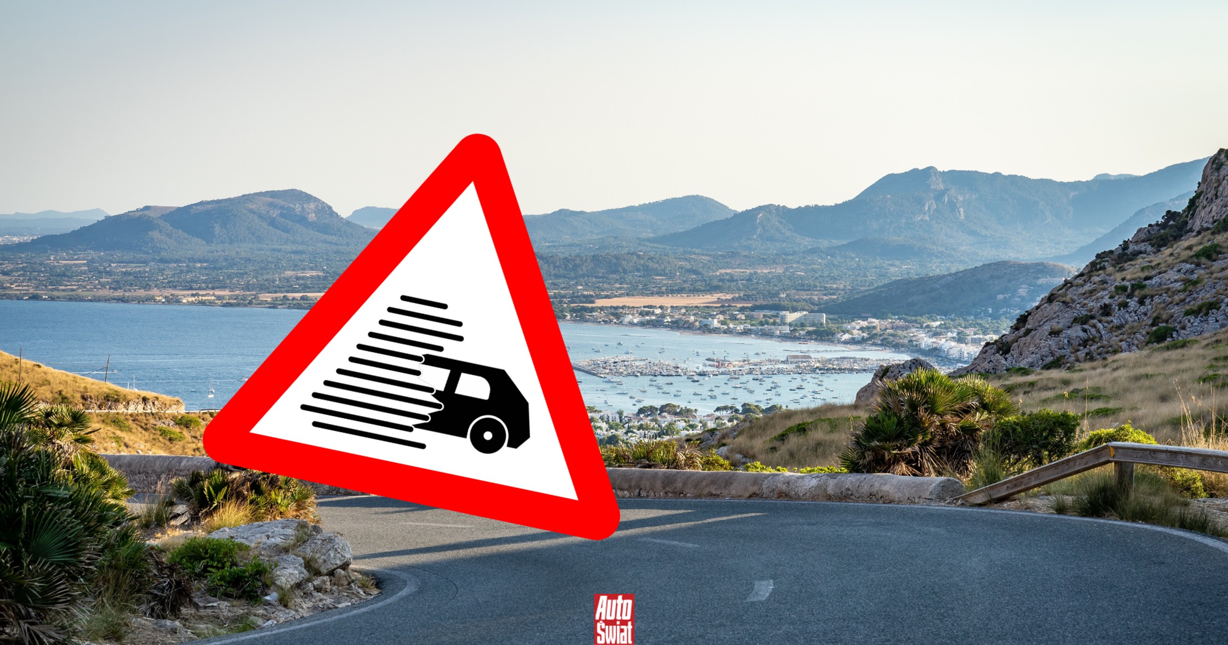 Ten znak wygląda, jakby "pochłaniał" samochód. Co oznacza i gdzie go można spotkać?