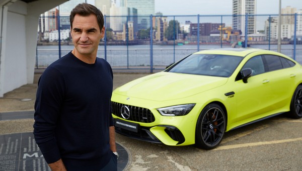 Mercedes-AMG Rogera Federera w kolorze piłki tenisowej. Trafi na sprzedaż