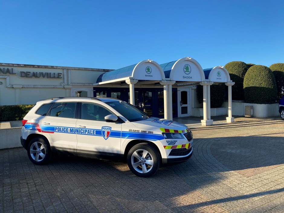 Radiowozy Skoda - Francja