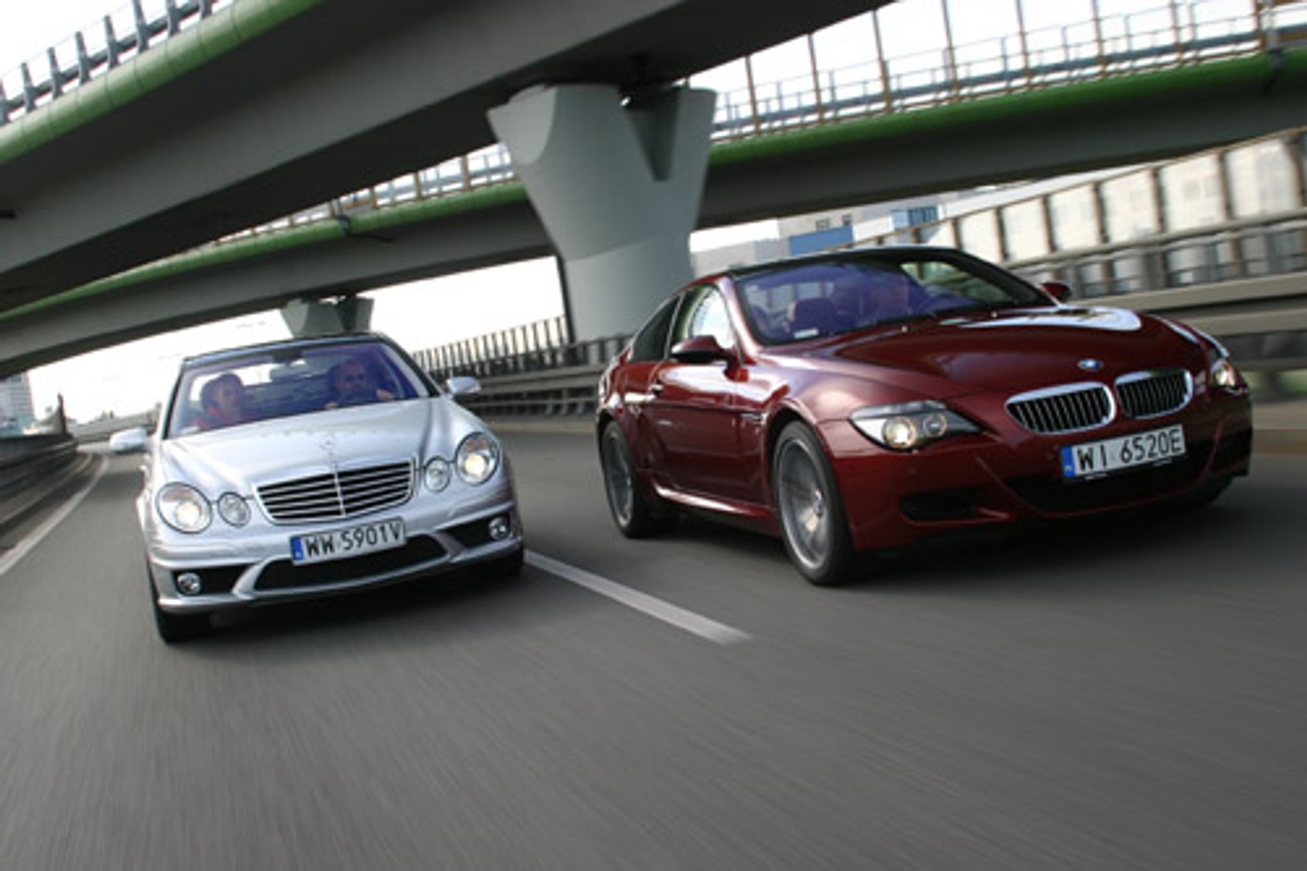 BMW M6, Mercedes E 63 AMG - Tysiąc koni za milion zł