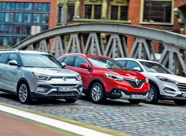SsangYong XLV kontra Hyundai Tucson i Renault Kadjar