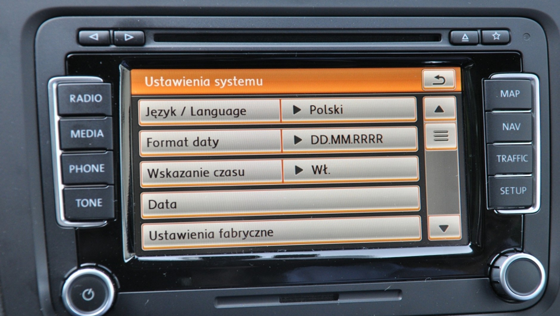 Volkswageny z polskim menu