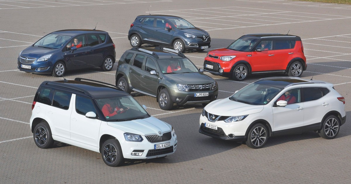 Modne i praktyczne - Yeti kontra Qashqai, Captur, Meriva, Soul i Duster