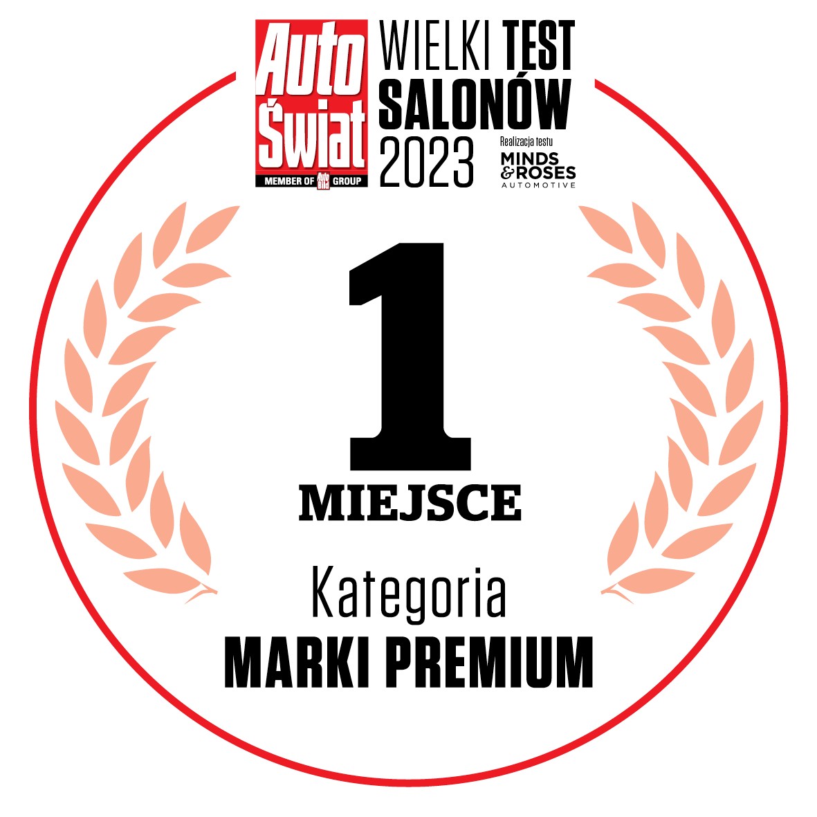 Wielki Test Salonów 2023 - 1 miejsce wśród marek premium zdobył Mercedes