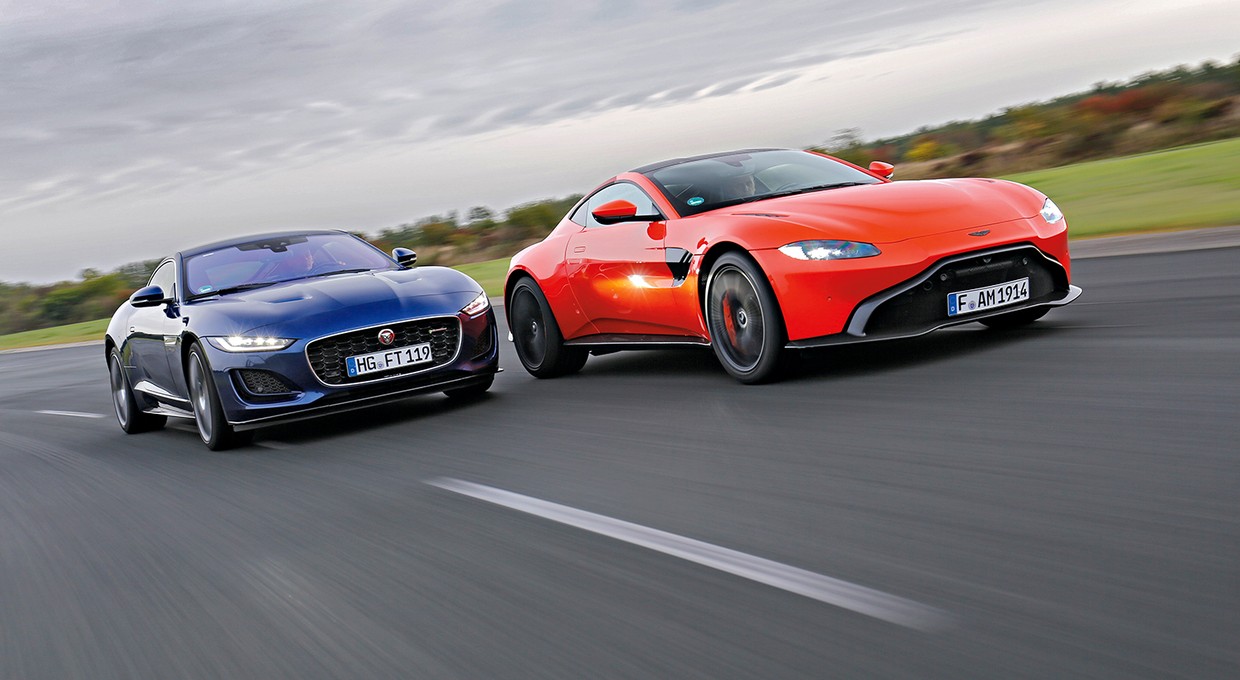 Aston Martin Vantage i Jaguar F-Type – angielskie rakiety