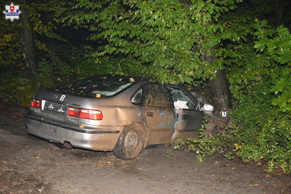 Hondą urządzili sobie rajd po polnych drogach