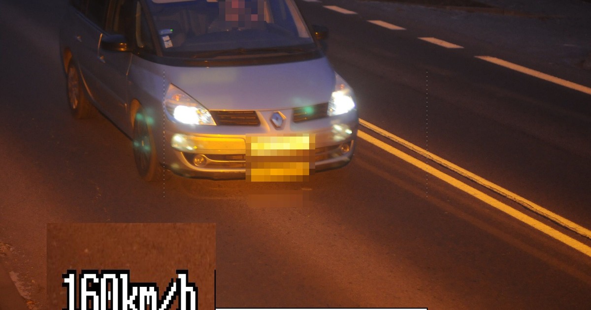 Przekroczenie prędkości - zdjęcie z fotoradaru