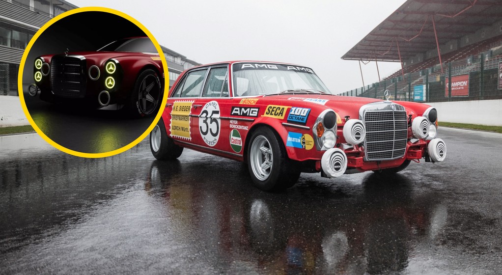 Nowoczesna interpretacja Mercedesa 300 SEL 6.8 AMG "Rote Sau"