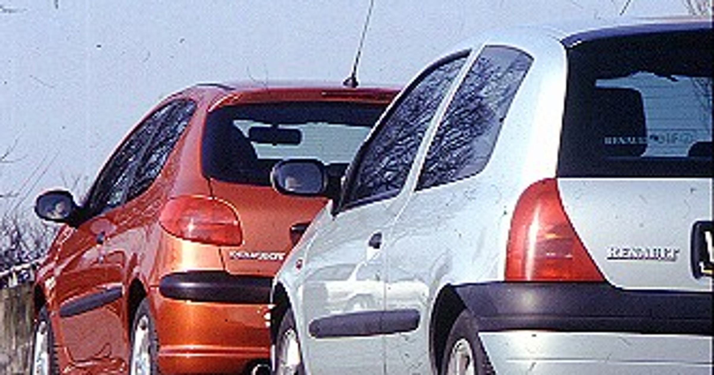 Peugeot 206 1.6 16V XS, Renault Clio 1.6 16V - Nie tylko na zakupy...
