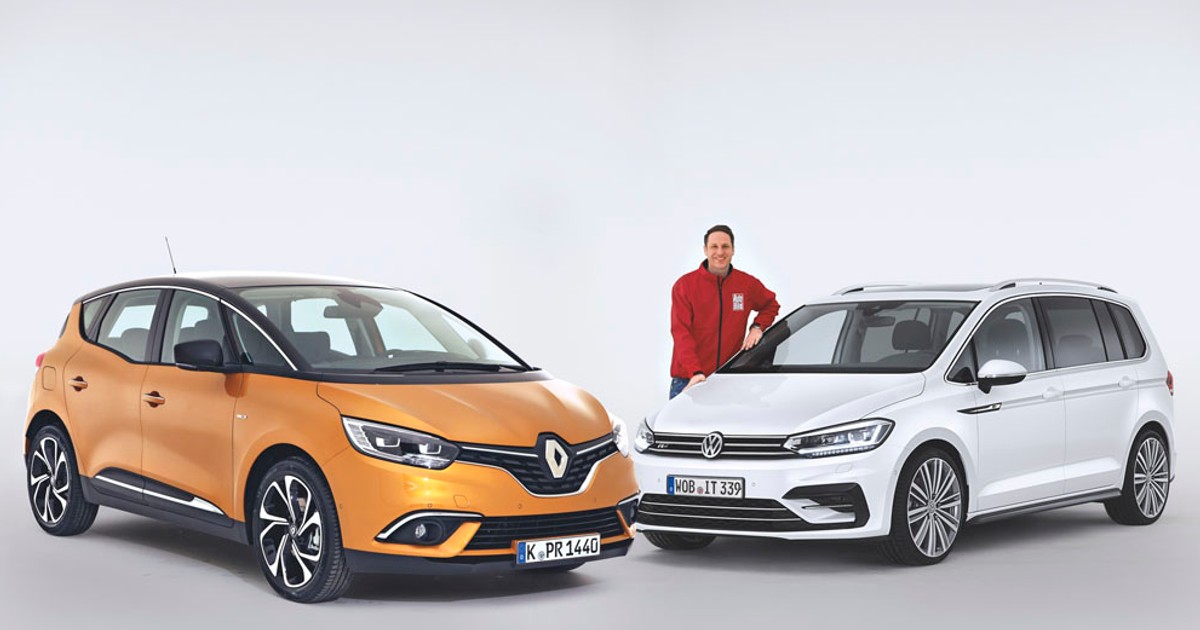 Renault Scenic kontra Volkswagen Touran - dwa pomysły na vana