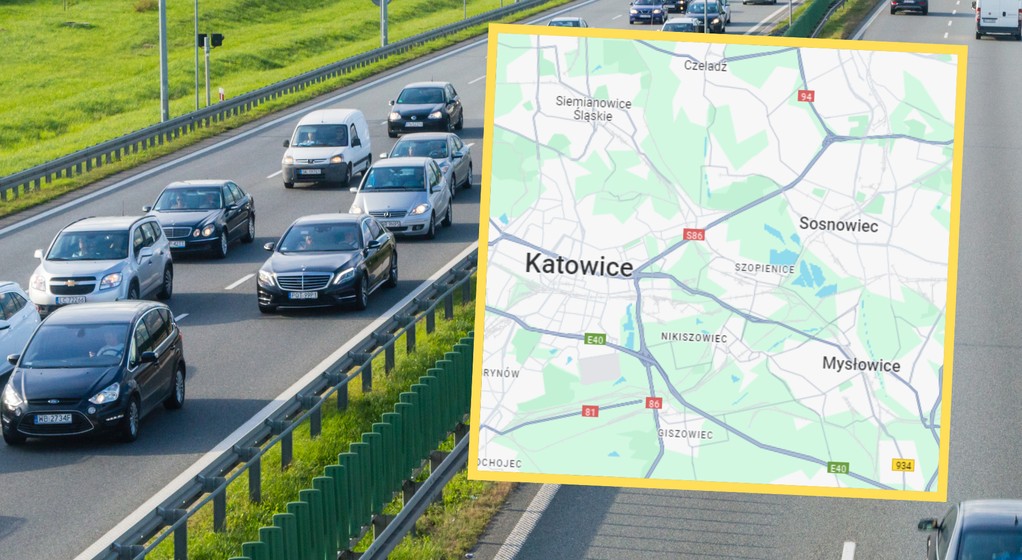 Droga S86 to najkrótsza ekspresówka w Polsce (screen: Google Maps)
