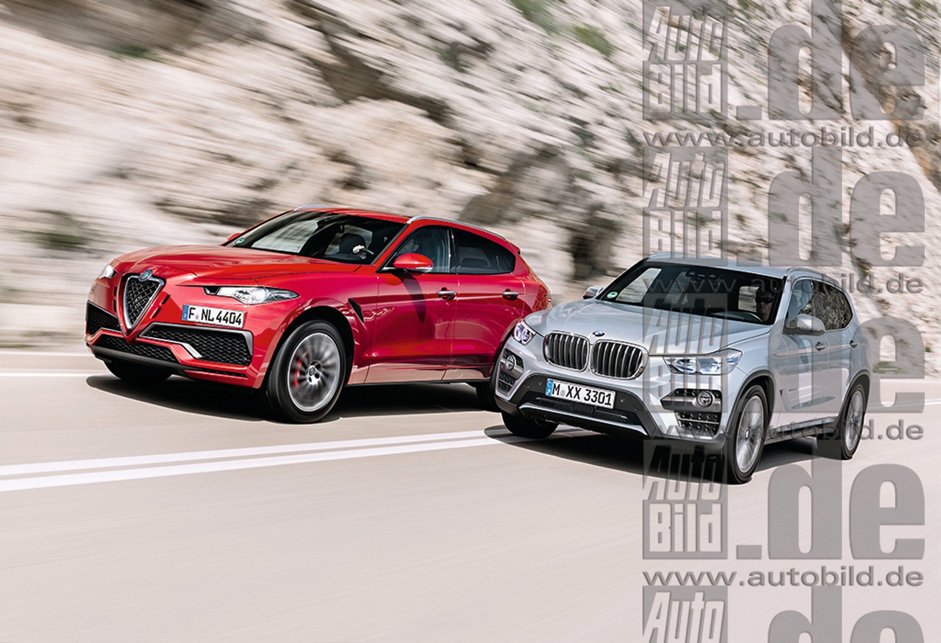 Alfa Romeo Stelvio i BMW X3