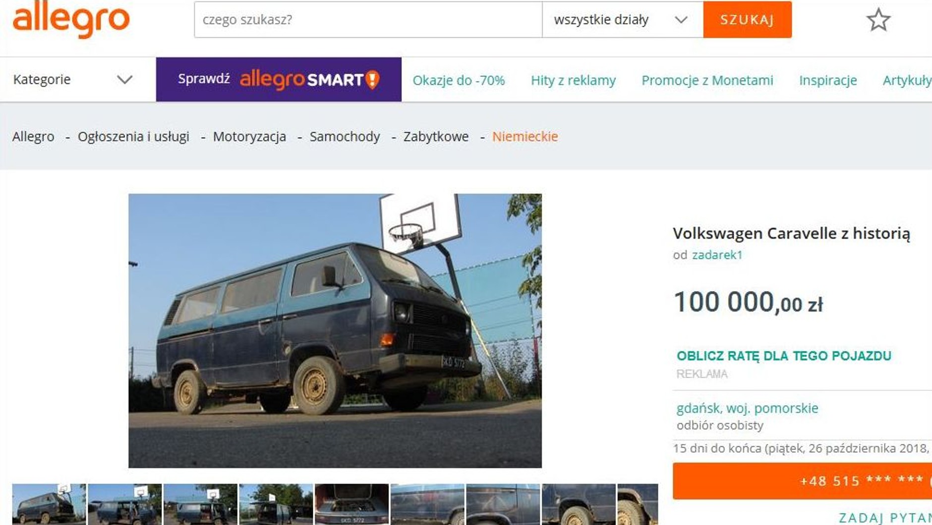 Auto Wałęsy na sprzedaż