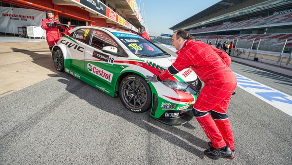 Przedsezonowe testy Castrol Honda WTCC