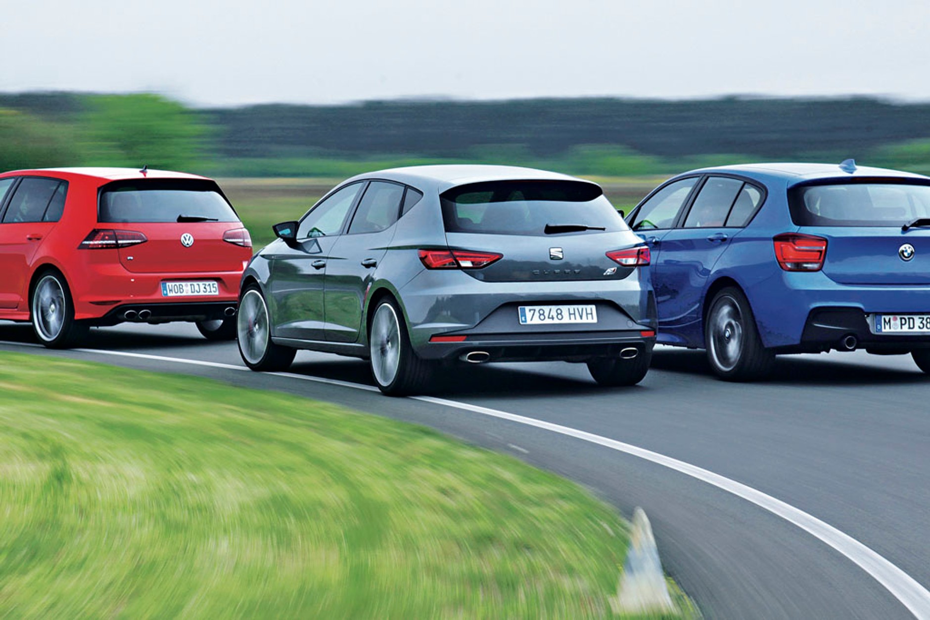 Seat Leon Cupra kontra VW Golf R i BMW M135i