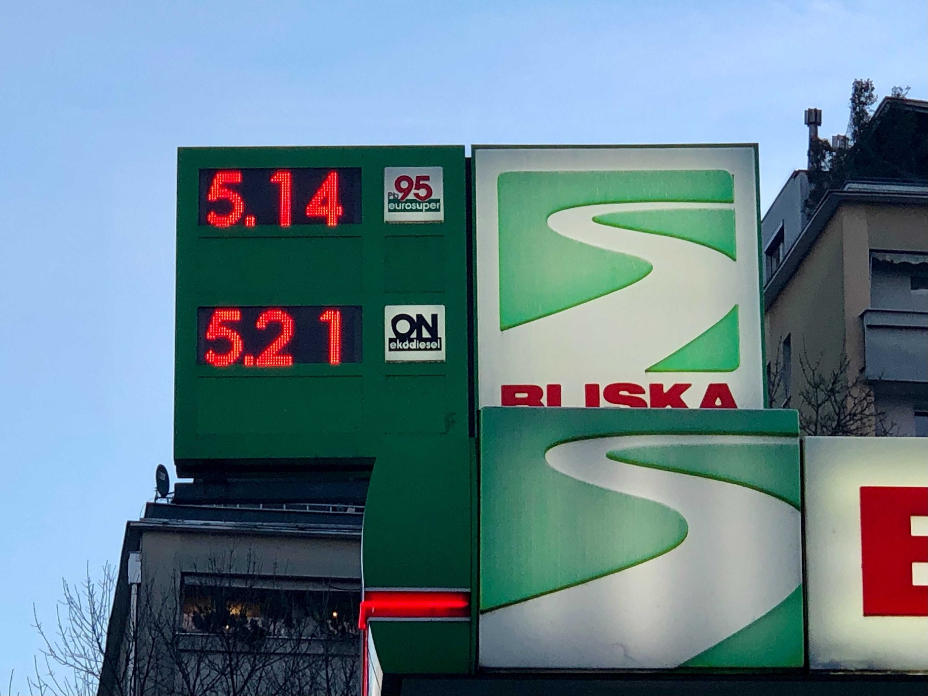 Ceny paliw na stacji benzynowej - Warszawa