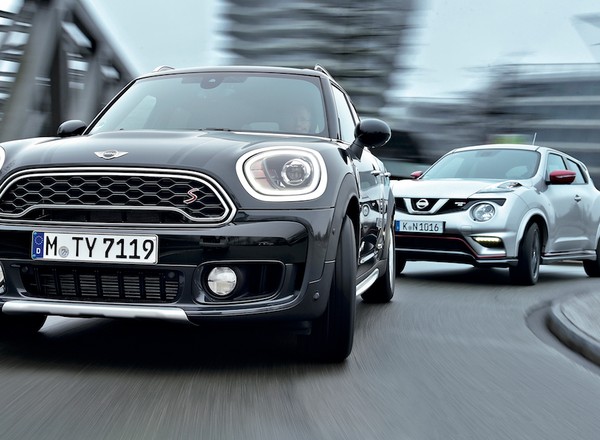 Mini Countryman Cooper S kontra Nissan Juke Nismo RS - wysoce zadziorne