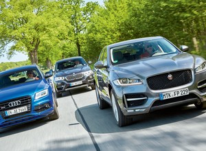 Audi SQ5 kontra BMW X4 35d i Jaguar F-Pace 30d - czy warto kupić SUV-a z mocnym dieslem?