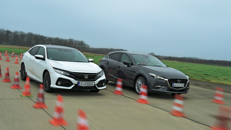 Gwiazdy sceny alternatywnej: nowa Honda Civic kontra Mazda 3
