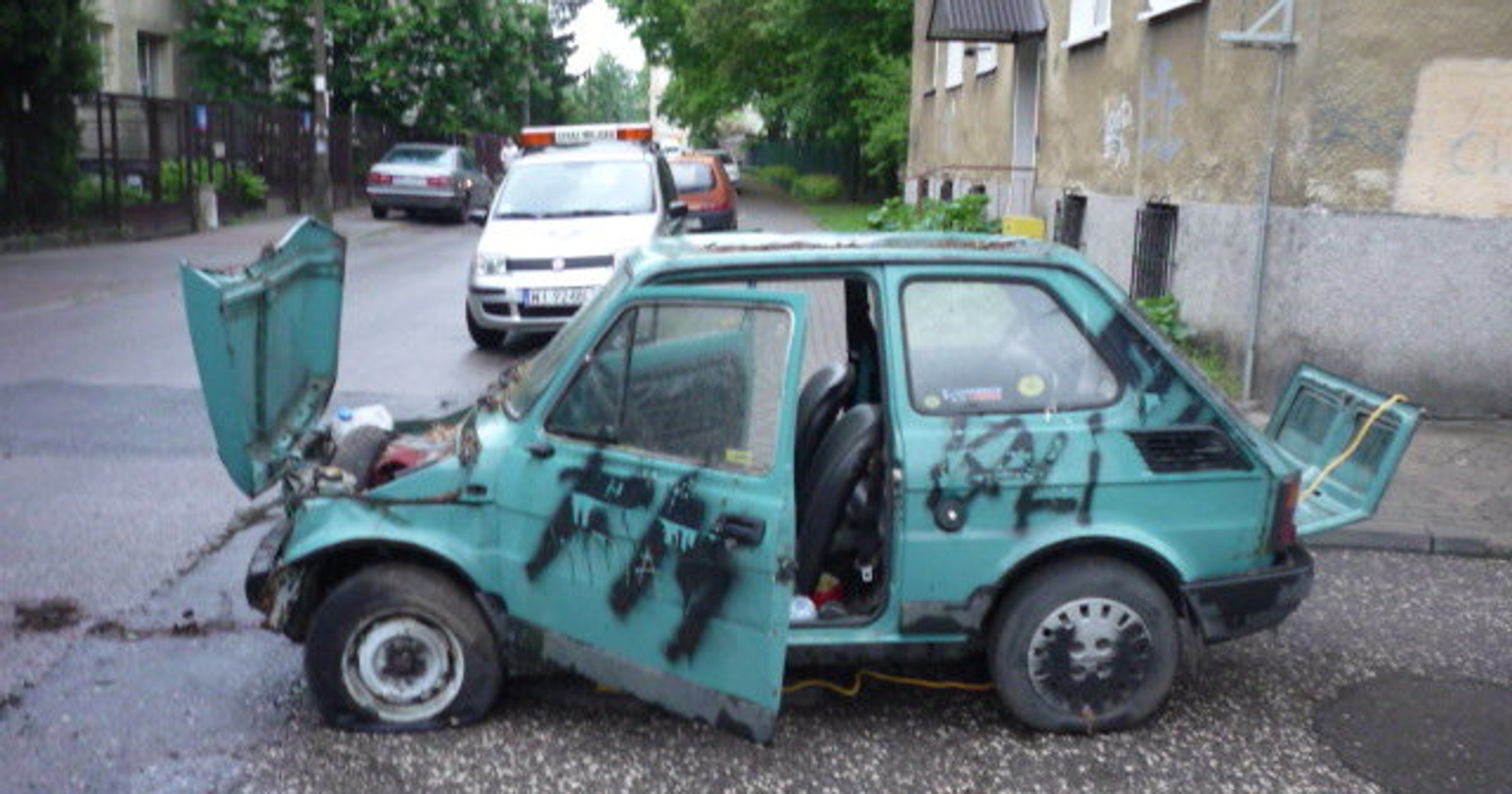 Wraki usunięte z ulic Warszawy