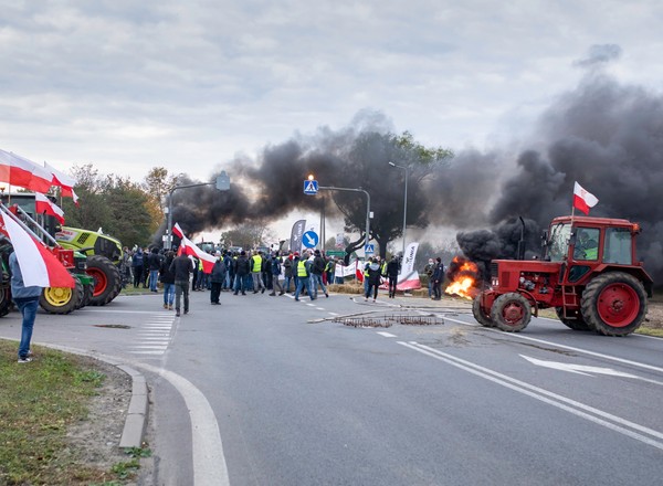 Protest rolników AgroUnii - gdzie będą blokady dróg w Polsce?