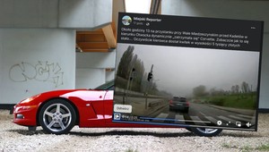 Stracił panowanie nad Chevroletem Corvette. Nagrała go kamera [WIDEO]