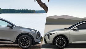 SUV czy kombi: Kia Sportage i Kia K4 Kombi (od lewej)