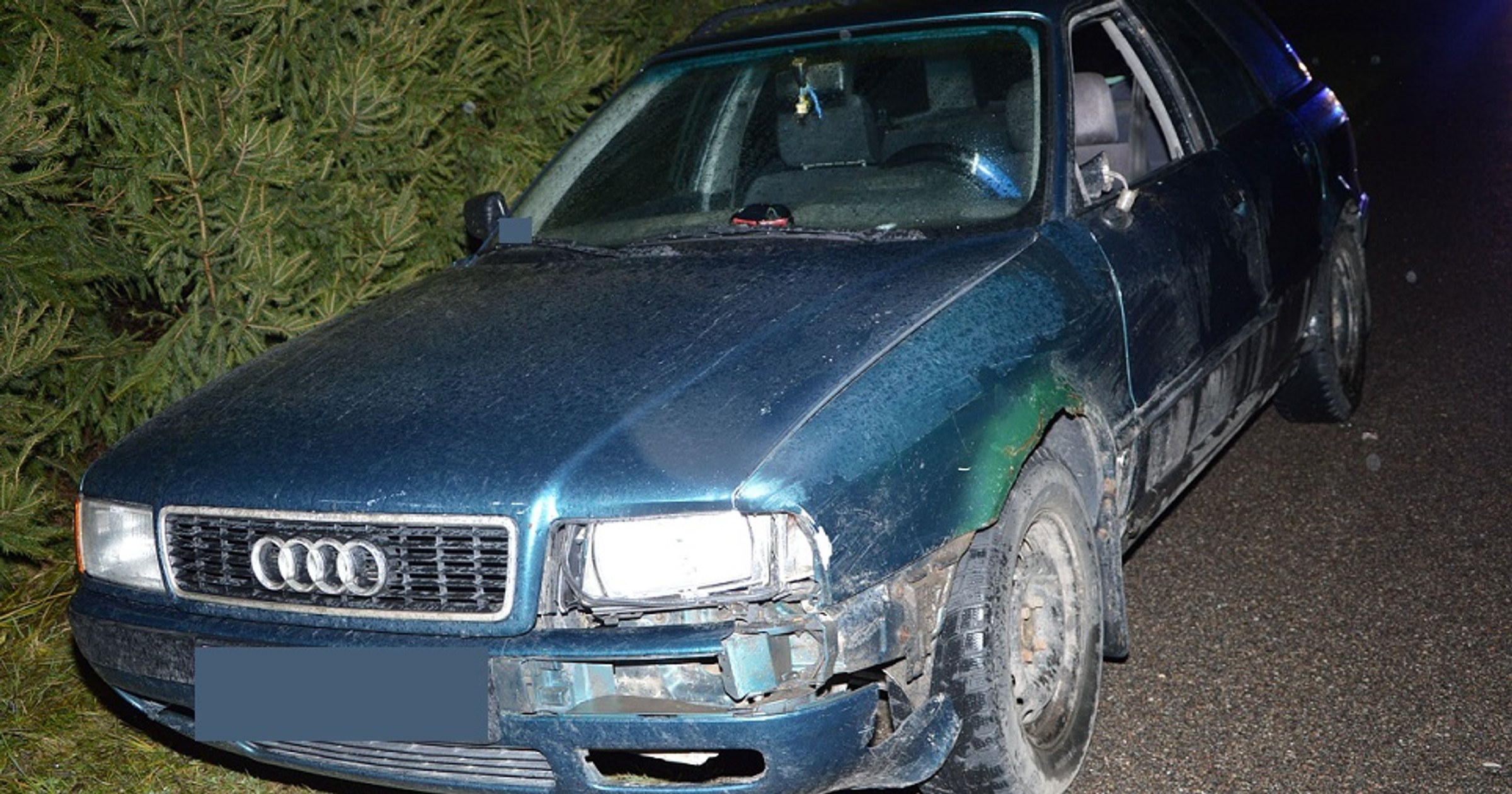 Tragiczny wypadek w Kożanówce: pieszy zginął na miejscu