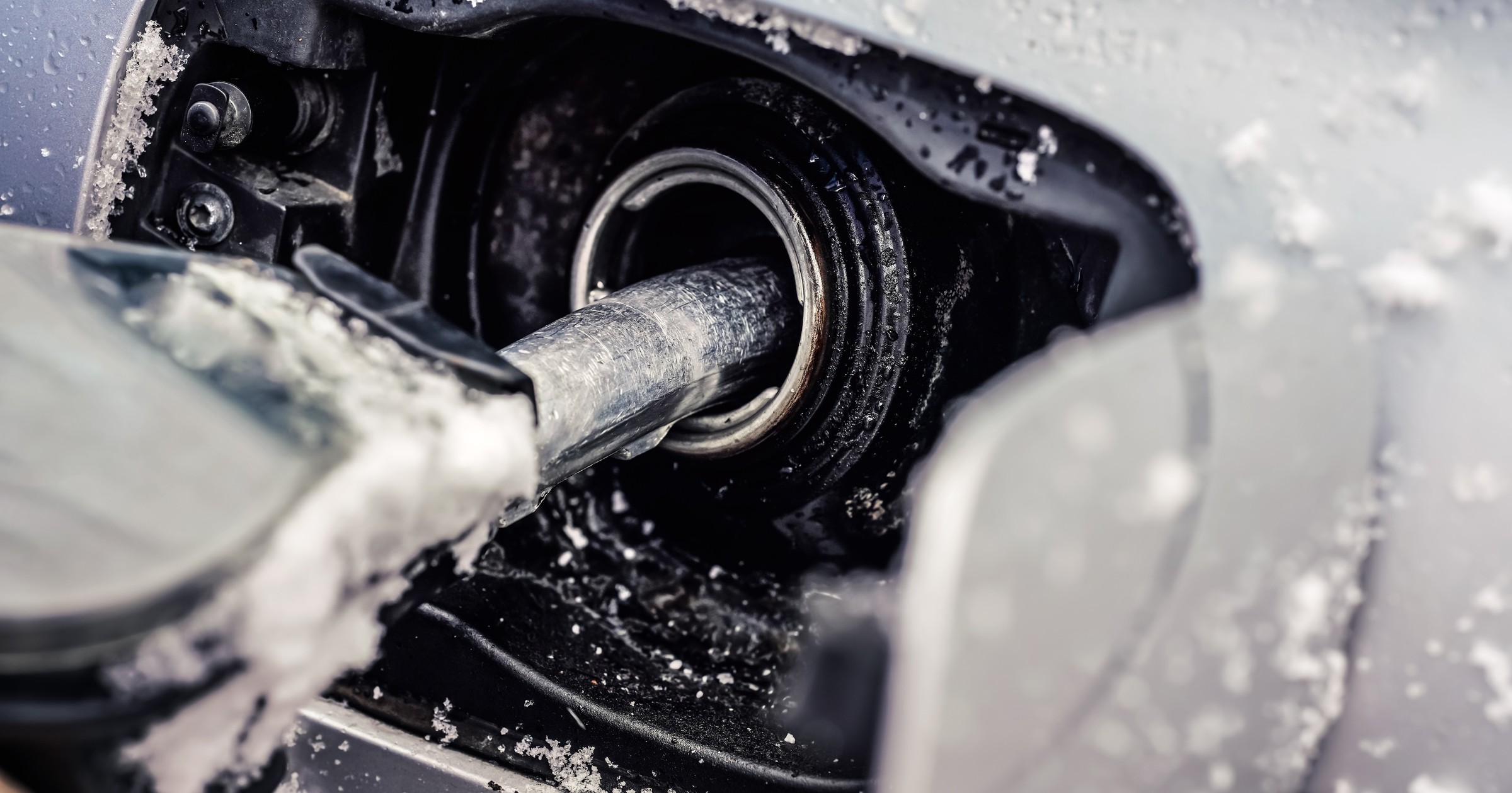 Tankowanie diesla zimą