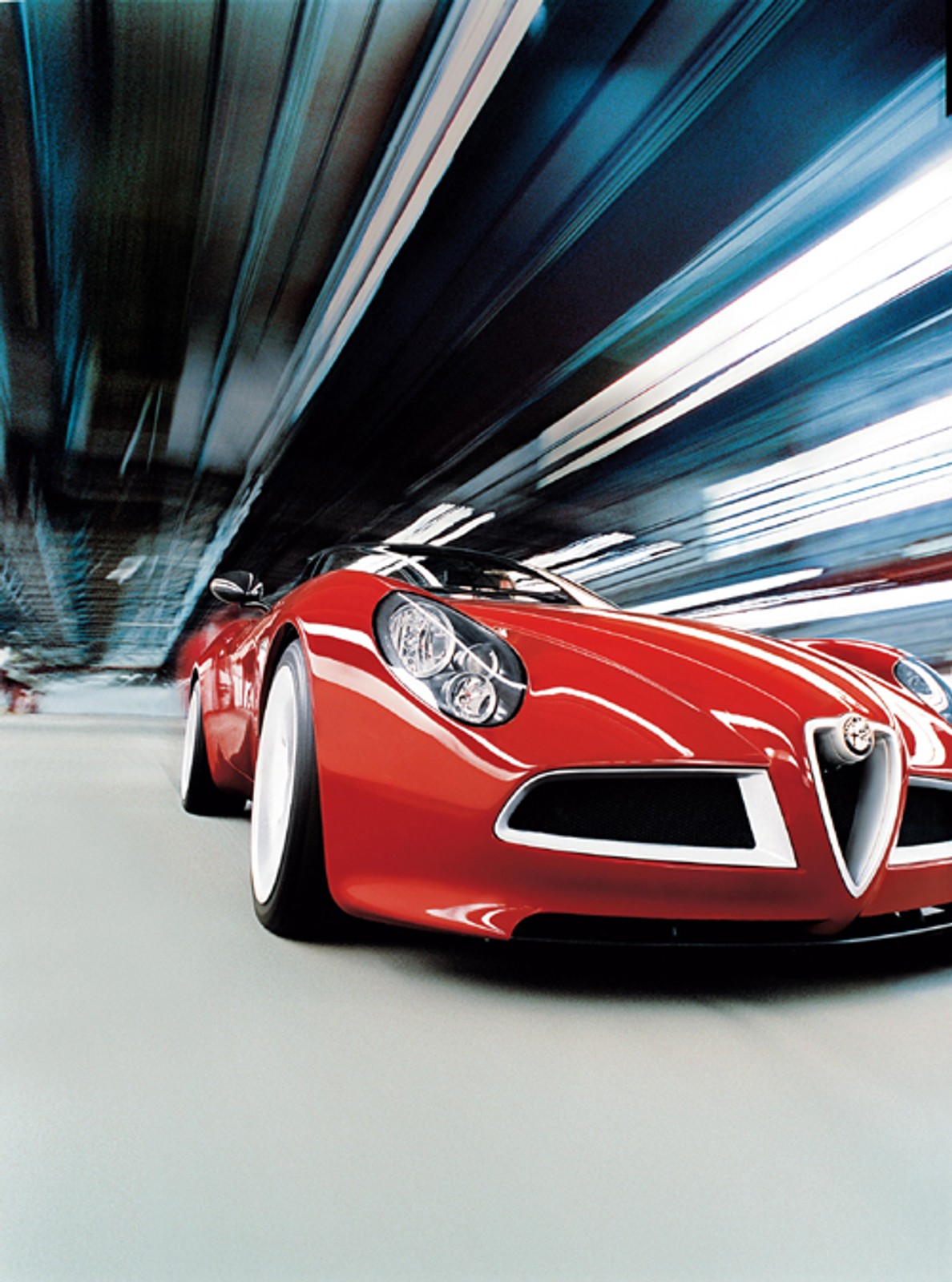 Alfa Romeo 8C Competizione Spider - Ferrari od Alfy