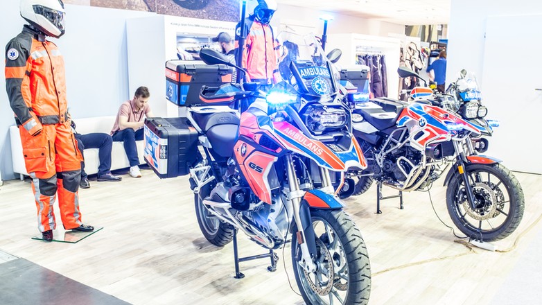 BMW GS jako motocykl ratowniczy