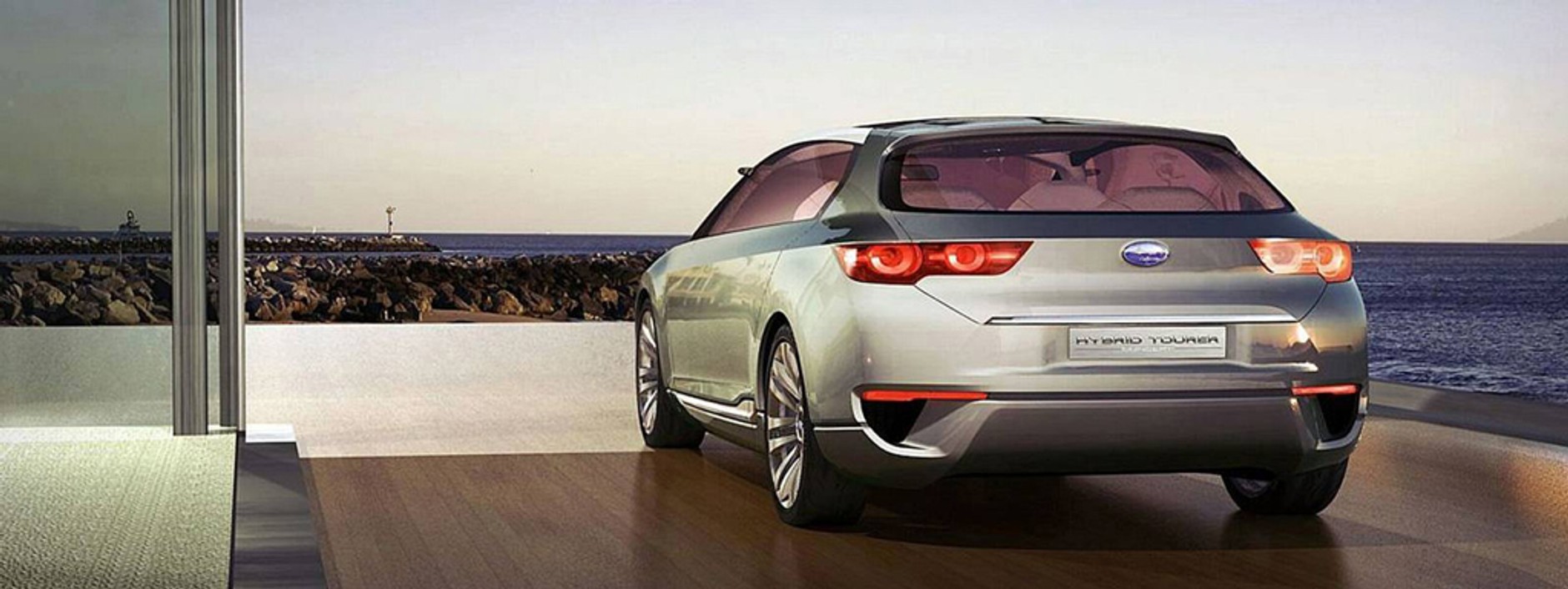 Subaru Hybrid Tourer Concept - Skrzydlate coupé