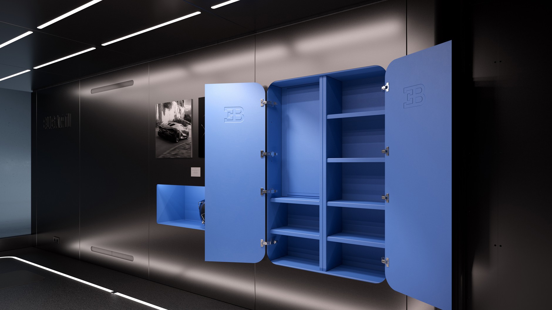 Specjalny garaż Bugatti