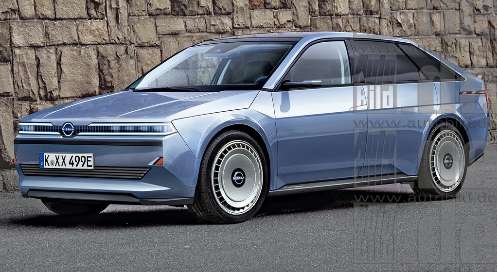 Nissan Bluebird w stylu retro