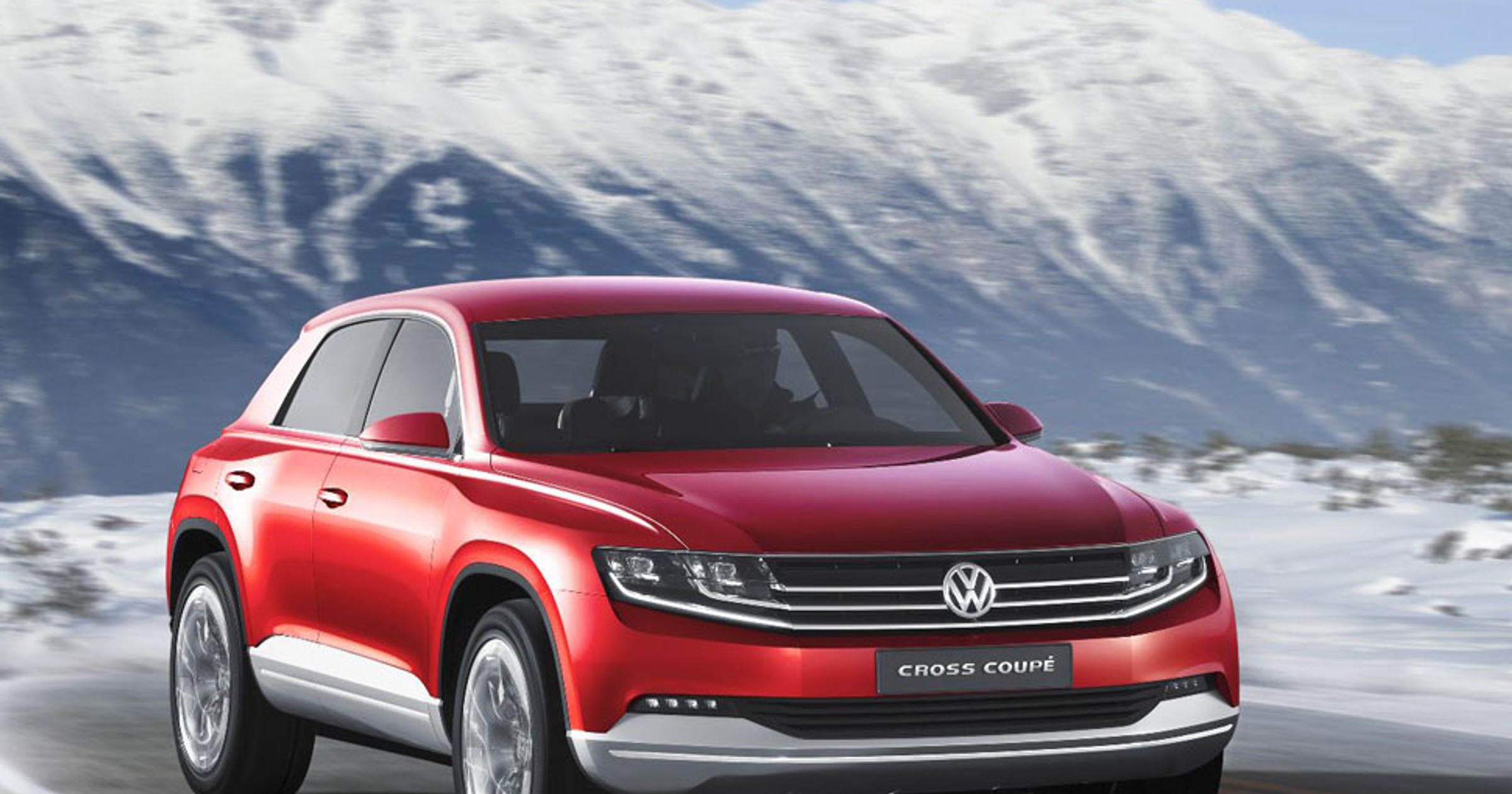 VW Cross Coupe Concept jako hybryda TDI
