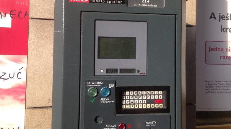 Parkomat we Wrocławiu