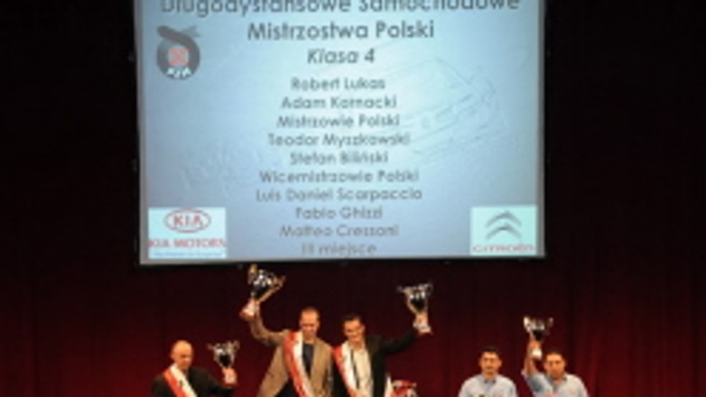 Adam Kornacki odebrał szarfę Mistrza Polski