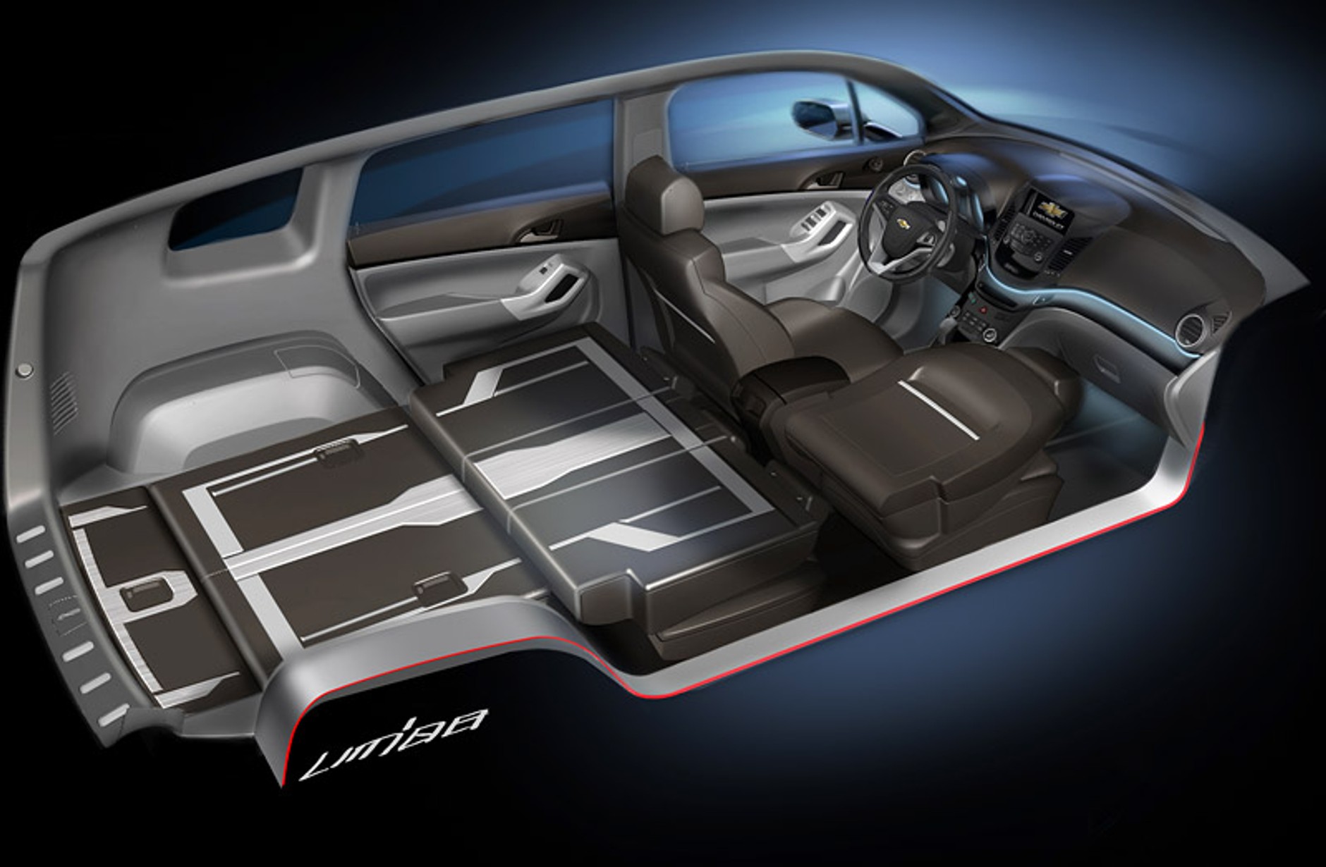 Paryż 2008: Chevrolet Orlando - nowe zdjęcia siedmiosobowego konceptu