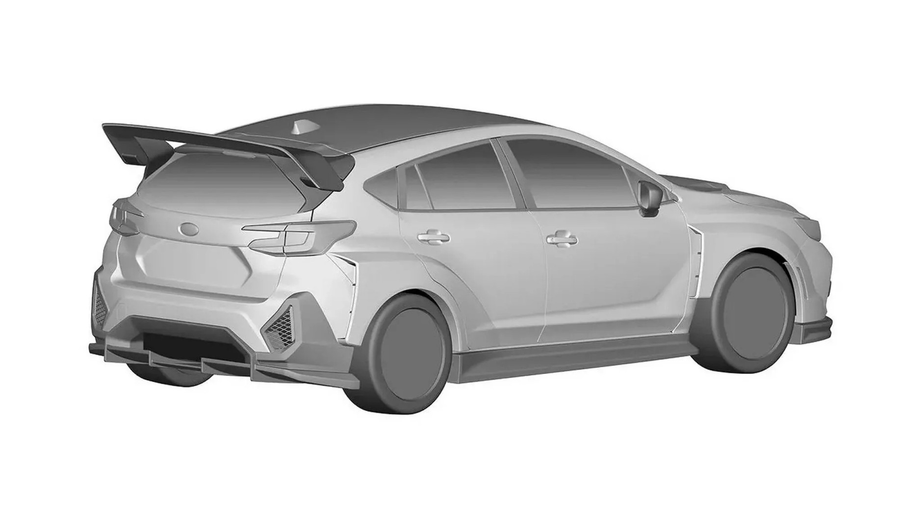 Subaru WRX STI (2026) na szkicach patentowych