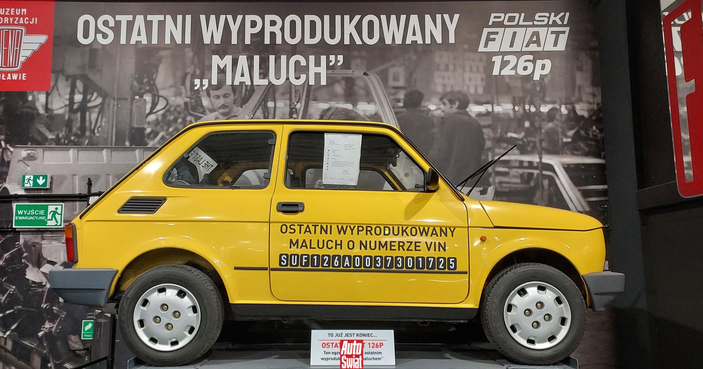 Ostatni wyprodukowany Maluch ma już równo 25 lat. Wygląda jak nowy i nie ma przebiegu