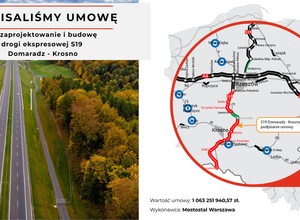 Podpisano umowę na budowę kolejnego odcinka drogi S19 Via Carpatia