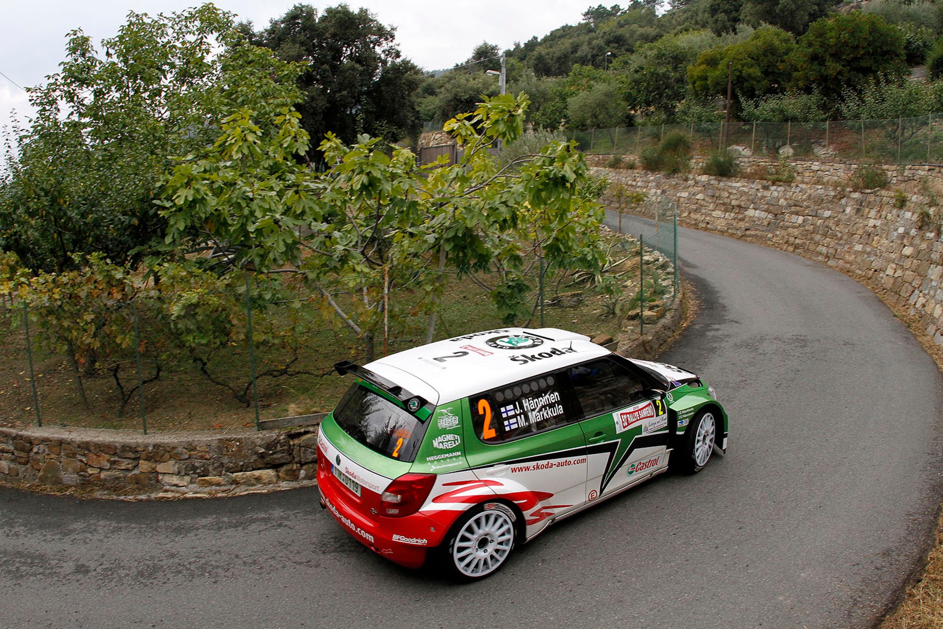 Rajd San Remo 2010: Peugeot lepszy od Škody (galeria Rallyworld©Willy Weyens)