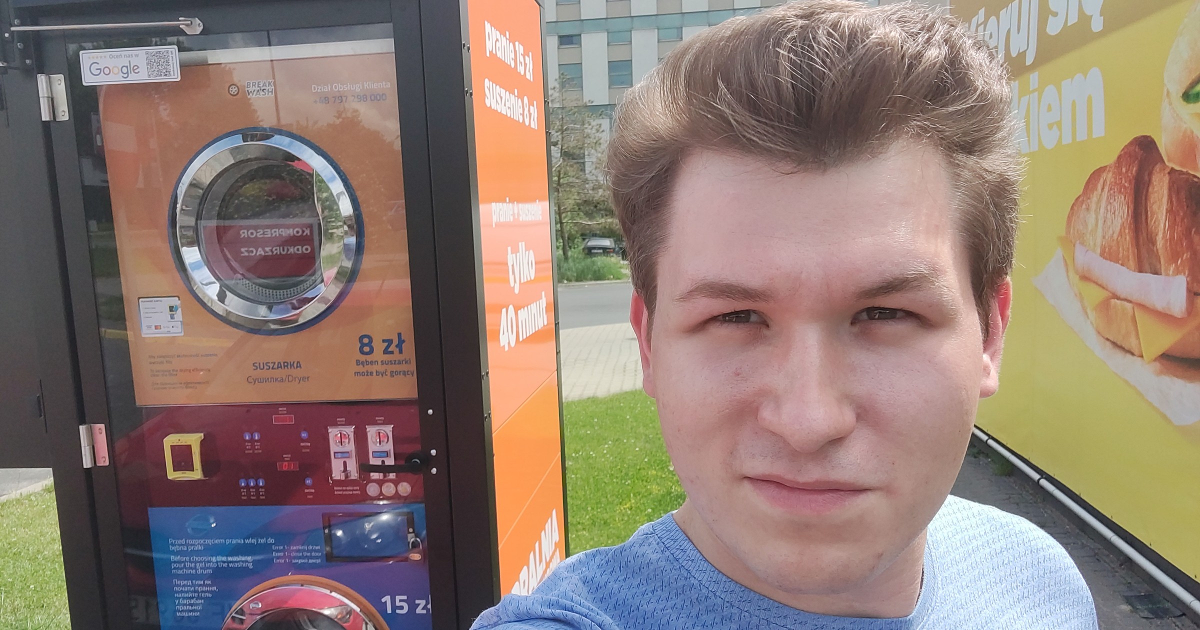 Pojechałem wyprać rzeczy na... stację benzynową. Nie obyło się bez wpadek 